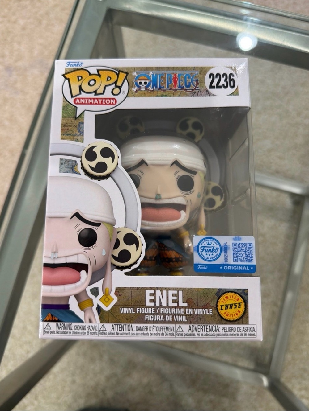 Funko Pop! Animation One Piece Enel #2236 - White, Gold, Black